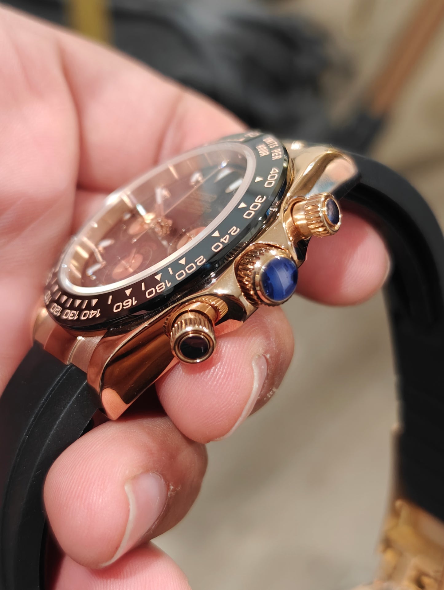 Custom Seiko Daytona Rose Gold
