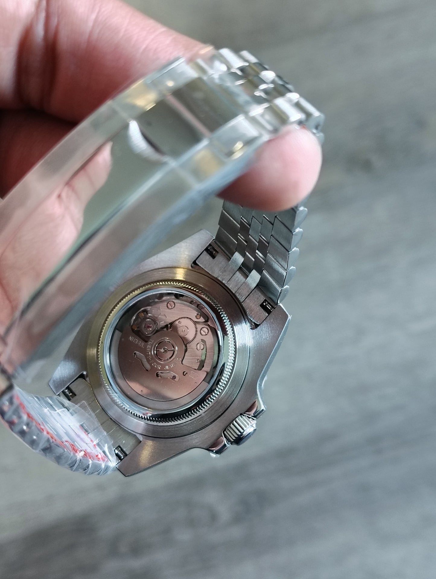 Custom Seiko Bruce Wayne GMT Watch