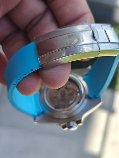 Custom Seiko Baby Blue Watch