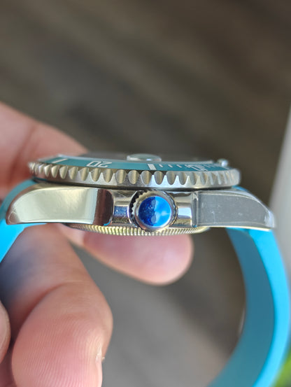 Custom Seiko Baby Blue Watch