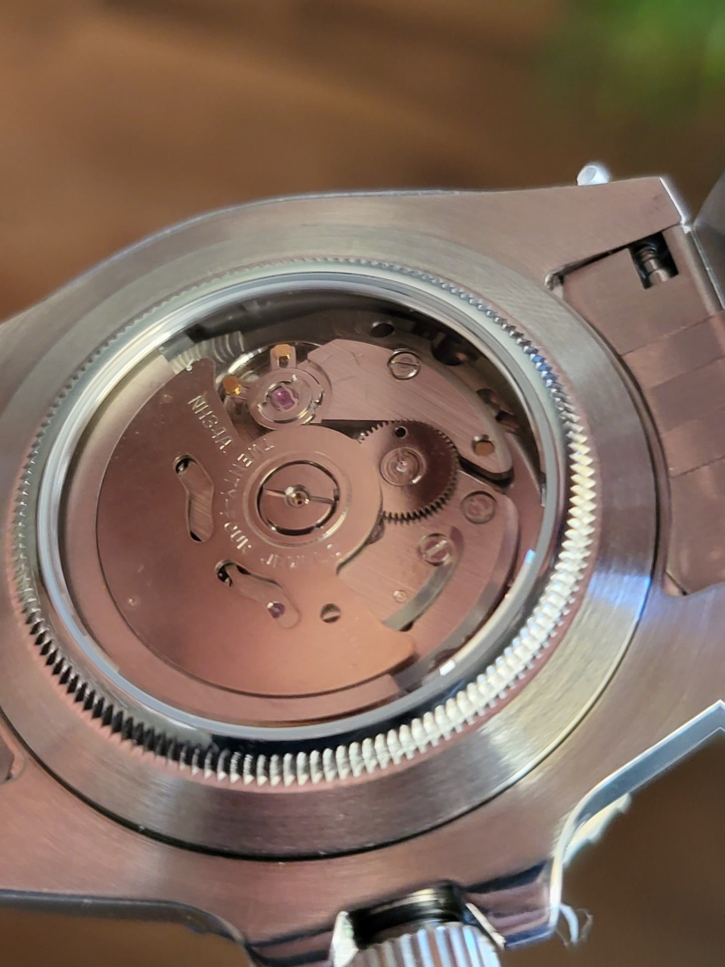 Custom Seiko GMT Rose Gold Watch