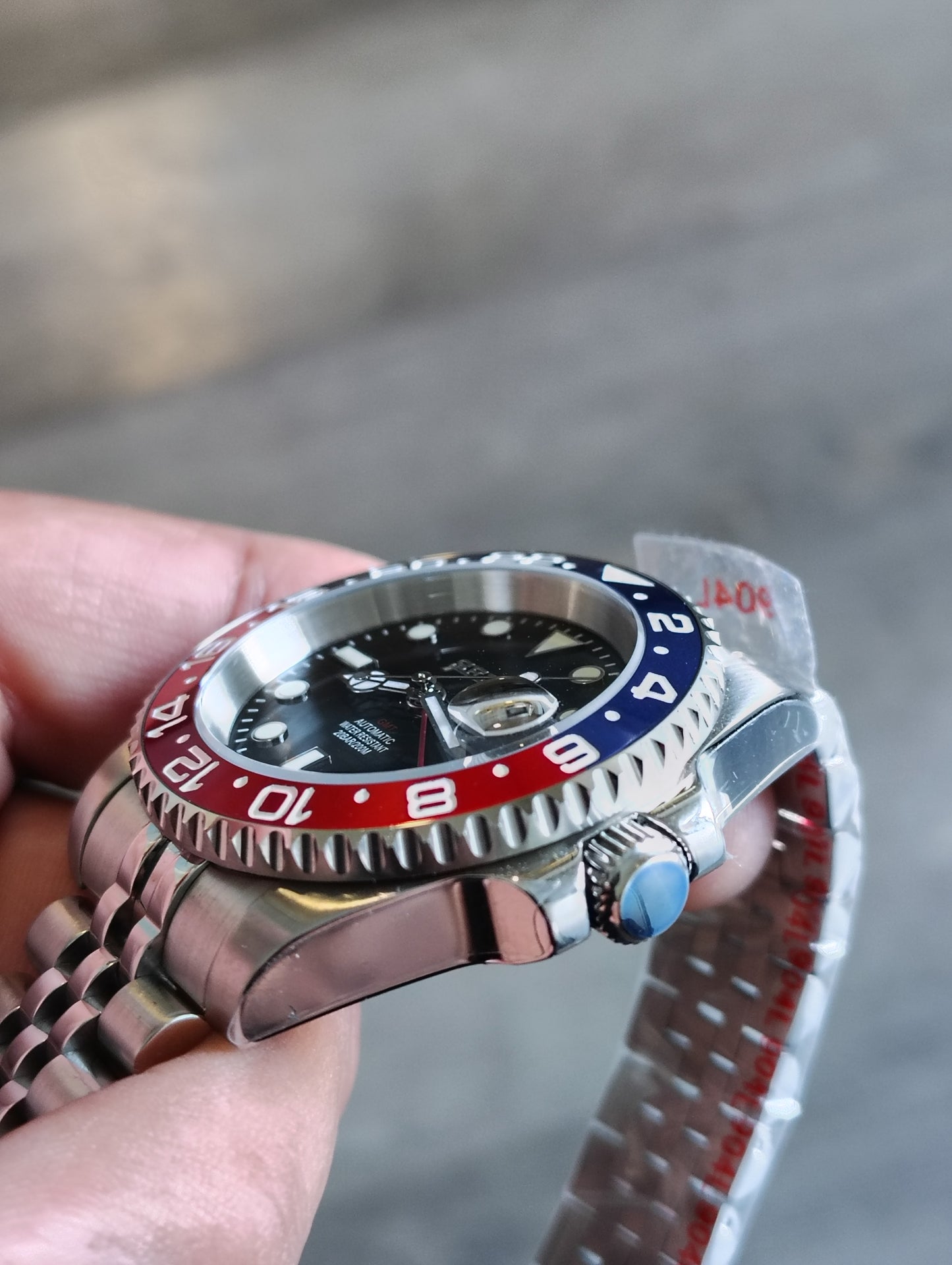 Custom Seiko Pepsi GMT Watch