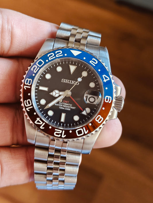 Seiko Pepsi GMT Watch