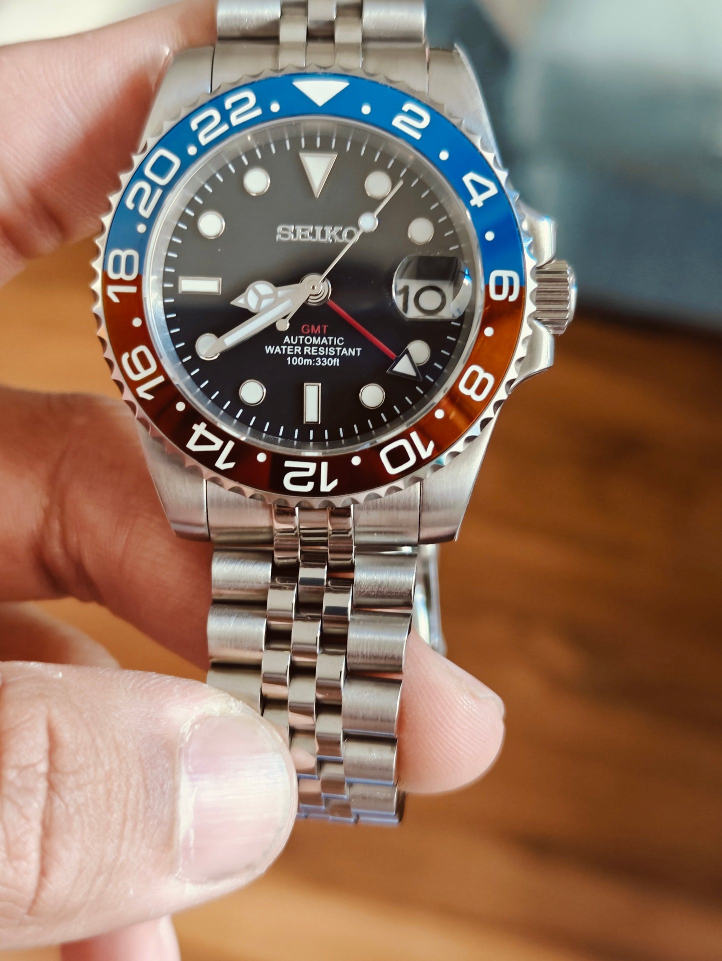 Seiko Pepsi GMT Watch