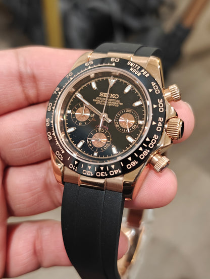 Custom Seiko Daytona Rose Gold