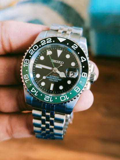 Custom Seiko GMT Sprite Watch