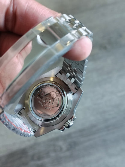 Custom Seiko Bruce Wayne GMT Watch