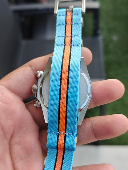 Custom Seiko Daytona Gulf Watch